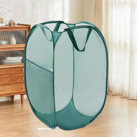 Cesta de ropa plegable, ideal para uso doméstico, para guardar ropa, bolsas de lavandería y organizar diversos artículos. (1/5)