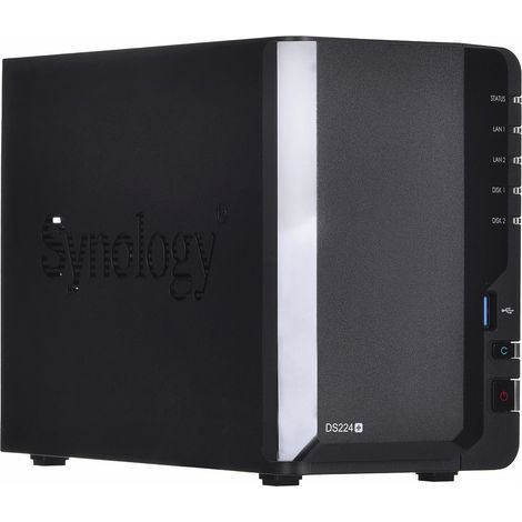 Synology DiskStation DS224+ NAS & Speicherserver Desktop Ethernet/LAN Schwarz J4125 (1/5)