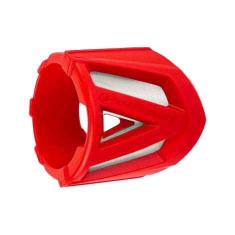 Cache-pot d'échappement universel Polisport, diamètre 300/400 mm, rouge et résistant