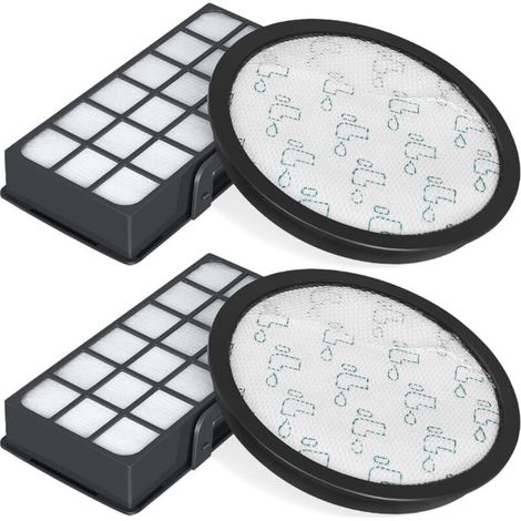 Ensemble de 2 filtres HEPA pour aspirateurs Rowenta Silence Force Cyclonic 4AAAA RO7647EA RO7663EA RO7676EA RO7681EA (modèle RO76xx), accessoires de remplacement de filtre ZR903701 (1/4)