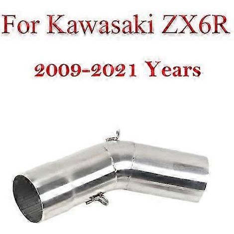 Sistema De Escape Para Motocicleta, Silenciador Medio De 51mm Para Kawasaki Zx6r 636 Zx600 Zx-6r 2004 - 2021( 2009-2021) (1/5)