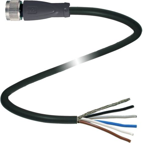 Pepperl+Fuchs 240004-100028 Connettore confezionato per sensore o attuatore 5 m Numero di poli: 5 1 pz.