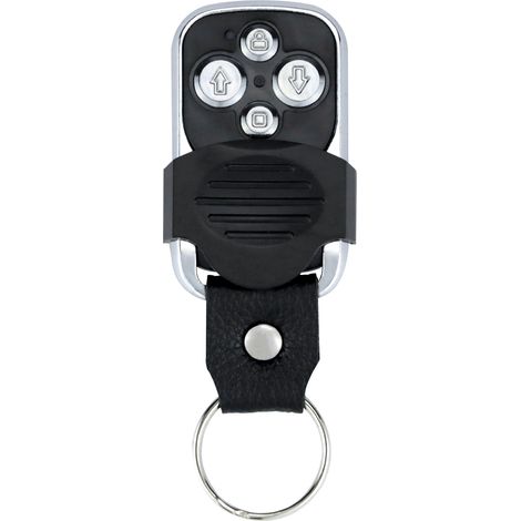 1 pièce 553815mm universel électrique volet roulant porte roulante porte de garage télescopique télécommande cuir paire imitation 433 noir (1/5)