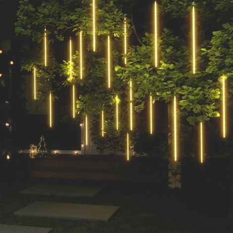 Meteor Lights 20 pcs 50 cm Warm White 720 LEDs Indoor Outdoor vidaXL (1/5)