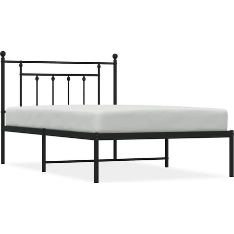 Maison Exclusive - Estructura cama sin colchón con cabecero metal (1/5)