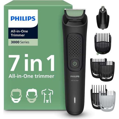 Tondeuse tout-en-un Philips MG3935/15 Series 3000 7-en-1 Noir 70 min autonomie