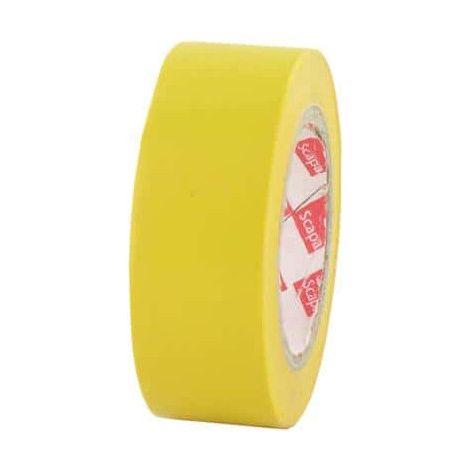 Cinta eléctrica amarilla 2702 de 15 mm de PVC Scapa