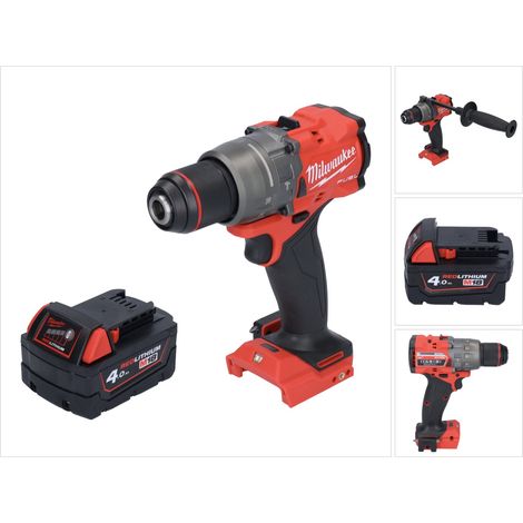 Milwaukee M18 FPD3-401 taladradora de percusión sin cable 18 V 158 Nm sin escobillas + 1x batería recargable 4.0 Ah - sin cargador
