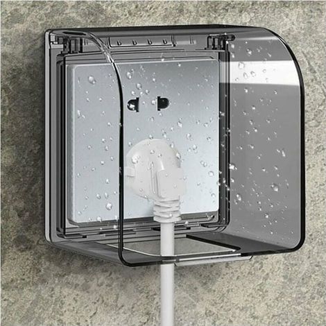 Outlet Cover Childproof 86 Model Universal Waterproof Socket Box 12.2×10.8×7.3 CM Waterproof Outdoor Sockets for Switch (1/5)