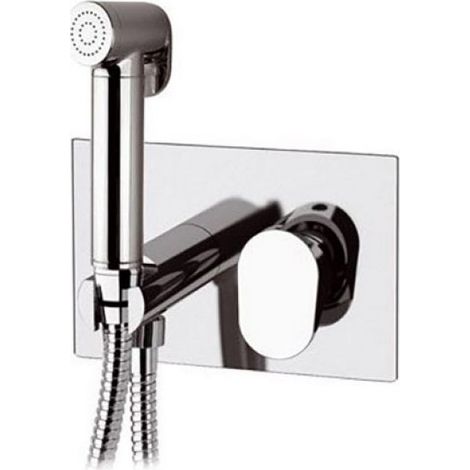 SET MISCELATORE INCASSO CON DOCCETTA SHUT-OFF Cromo