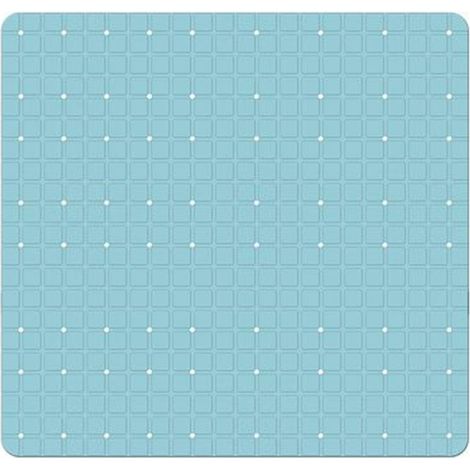 Cleafe - Tappeto Tappetino Pvc Azzurro Antiscivolo Per Vasca Bagno Doccia 52x52 Cm 79766 - (1/2)