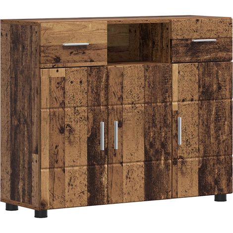 Armario de Madera con cajón Madera vieja 88,5 x 30,5 x 73 cm vidaXL