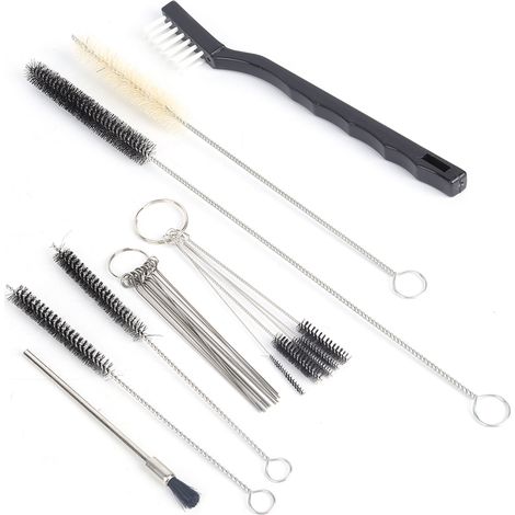 Kit de nettoyage 19 pièces, accessoires de quincaillerie, outils à main, pièces pour aérographe, portable pour pulvérisateurs (1/5)