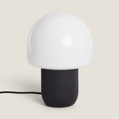 Lampada da Tavolo Resina Nacune Nero (1/5)