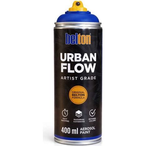 Bombe de peinture - Bleu outremer - Belton - Urban Flow - 400ml - Haute couvrance