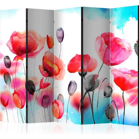 Paravent 5 Volets "Swaying with the Wind II" 172x225cm (1/2)