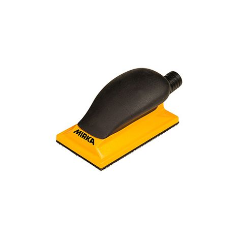 MIRKA BUFFER MANUAL DRIVE GRIP 70 X 125 mm 13 LÖCHERN YELLOW