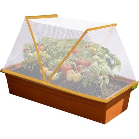 Tenda pieghevole per la protezione delle colture e rete a cupola per giardino (81 cm) - Protezione riutilizzabile in rete per piante da frutto, bacche e piantine