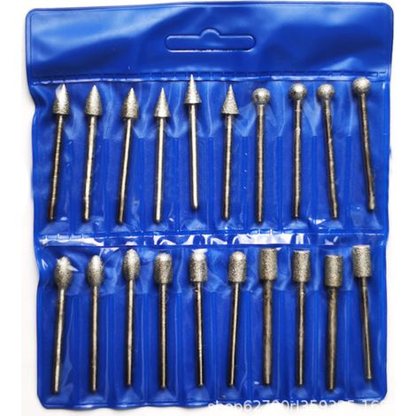 20 Fraises à Graver 1/8" pour Sculpture sur Bois, Perçage et Chanfreinage - Lot de 20 Pièces (1/5)