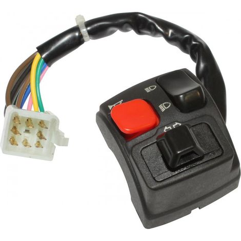 Commodo gauche P2R pour Scooter Yamaha 50 BWS Bump 2000 à 2017 (1/5)