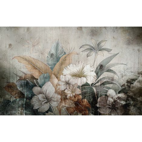 Papier peint panoramique - Fleurs - 130 cm x 81 cm (1/2)