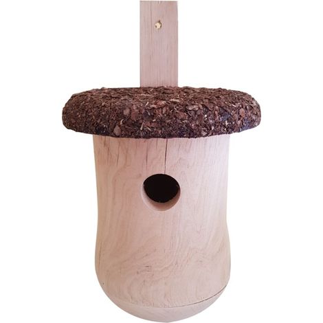 Nistkasten für Kohlmeise Kiefernholz 30 x 22 cm natur VogelhÃ¤user