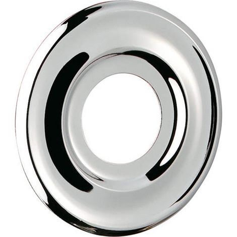 Delabie – Rosace plate chromée à moulure pour robinet 1/2" – DN 15-21 – Ø 60mm – Laiton massif pour finition esthétique