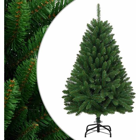 Künstlicher Weihnachtsbaum Klappbar mit Ständer Grün 120 cm