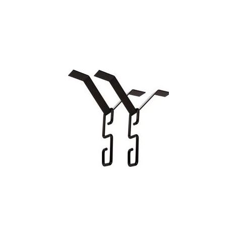 Lot De 2 Crochets De Chaîne De Pluie avec Adaptateur Métallique Antirouille pour Gouttières Standard Installation Facile Collecteur d'eau De Pluie Extérieur (1/5)