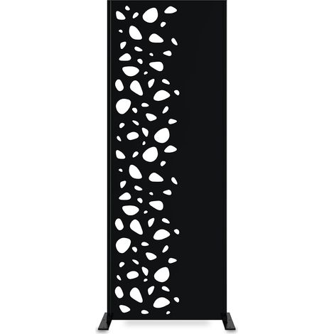 Dekorpaneel SUNNY schwarz H.160cm Muster links