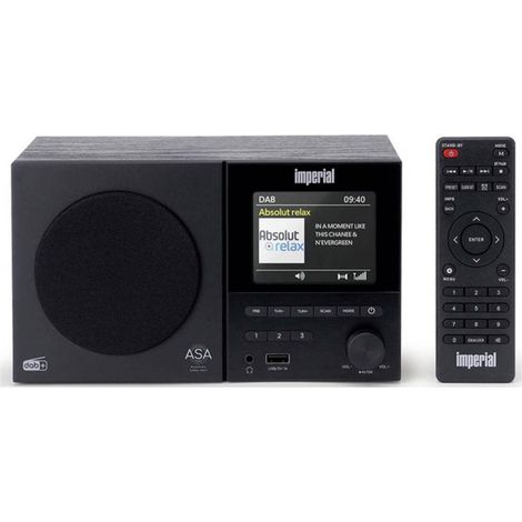 Imperial DABMAN-120BK Radio da tavolo DAB+, FM DAB+, Bluetooth Nero (1/3)