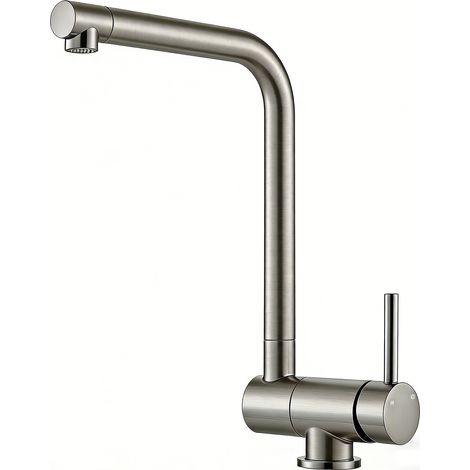 AICA Edelstahl Küchenarmatur Vorfenster Faltbare Wasserhahn Küche Hochdruckfest Spültischarmatur Gebürstet
