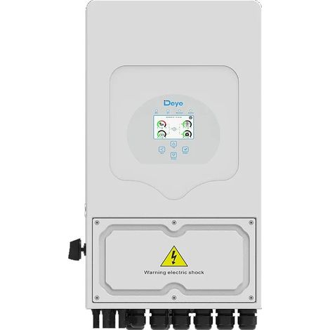 Onduleur hybride monophasé Deye 8 kW, double MPPT – WiFi, compatible réseau/hors réseau, CEI 0-21, IP65 - SUN-8K-SG05LP1-EU-AM2-P (1/4)