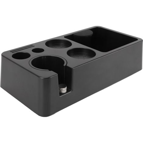 Station de bourrage de café ABS, support de filtre multifonctionnel moderne, support de filtre pour la cuisine à domicile, café Bar noir (1/5)