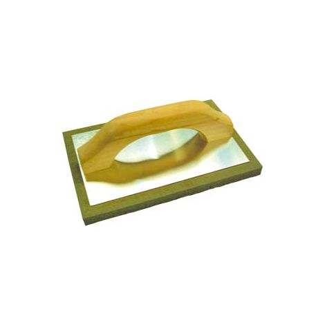 FRATTONE IN SPUGNA GRIGIA MANICO LEGNO- - cm.21,5x13,5 - 2 pezzi ALTE
