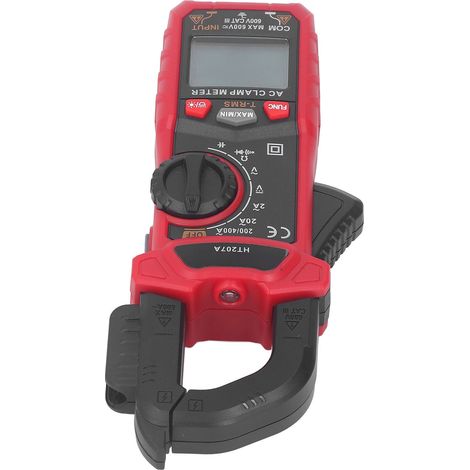 Digitales Zangenmultimeter mit LCD-Bildschirm, berührungsloser Wechsel- und Gleichstrom-Spannungs-, Strom- und Widerstandsmesser HT207A (1/5)
