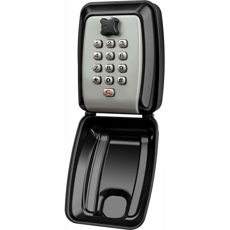 Waterproof Secure Key Box Wall-Mounted Key Box Outdoor Key Safe Secure Key Box Wall-Mounted Key Safe Box (1/5)