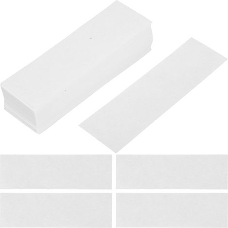 Bandelette de Papier Absorbant pour Laboratoire, 100 Feuilles Blanches, Absorption Rapide, Pratique, Emballage en Boîte pour Usage en Microscopie Biologique (1/5)