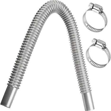 Tuyau d'échappement 25mm, 60cm en acier inoxydable pour chauffage auxiliaire (1/5)