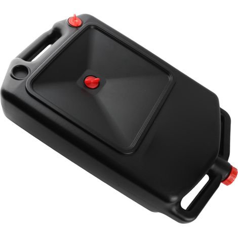Bac de vidange d'huile multifonctionnel de 12 L avec poignée, format compact, pour quads, camions et motos. (1/5)