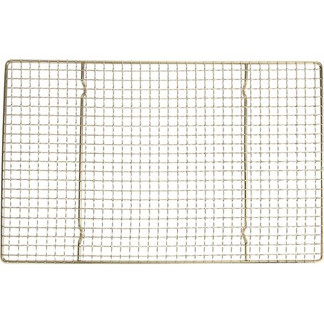 Grille De Refroidissement En Acier Inoxydable Pour Barbecue Et Pâtisserie - Résistante À La Chaleur - Pour Extérieur Et Four - 1 Pièce (1/5)