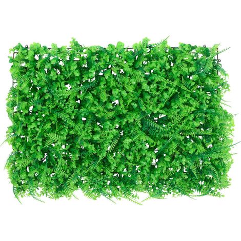 Clôture feuilles de fougère artificielles 6 pcs vert 40x60 cm CFW51554 (1/5)