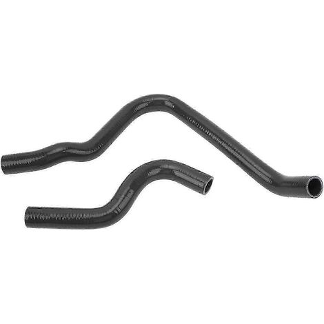 Kit de 2 durites de refroidissement en silicone pour radiateur, compatibles avec Honda Accord CB7 F22A 2.2L et F20A 2.0L (1990-1993), noires. (1/5)