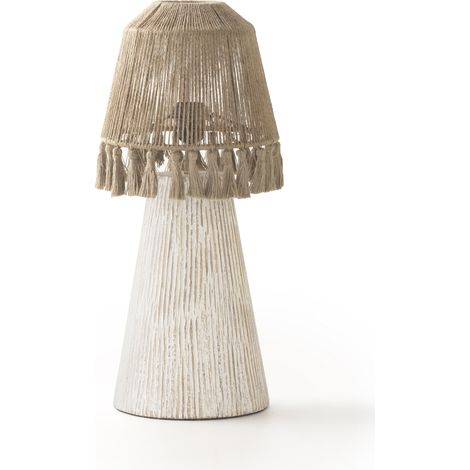 Jute-Tischlampe