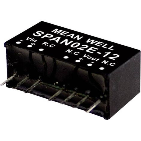 Mean Well SPAN02C-03 Modulo convertitore DC / DC 500 mA 2 W Num. uscite: 1 x Contenuto 1 pz.