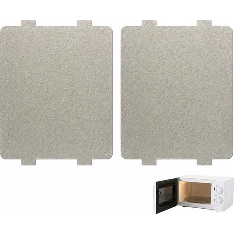 2 Pcs Plaque En Mica Universelles Pour Micro-Ondes 9,9 × 10,8 Cm – Feuilles Isolantes Thermorésistantes, Plaque Mica Micro Ondes Pour Remplacement Du Cache Magnétron (1/5)