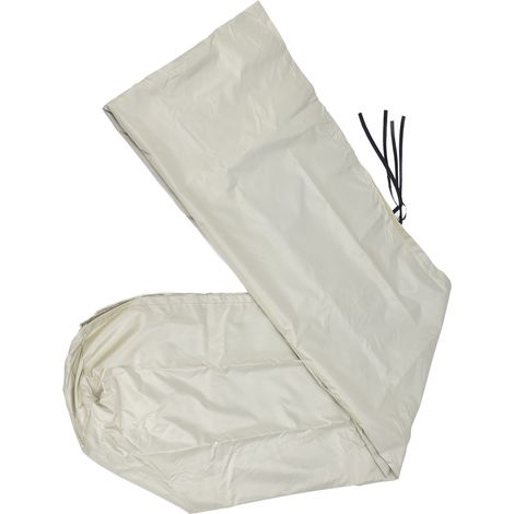 Housse de protection imperméable pour auvent télescopique extérieur, toile Oxford 210D anti-UV, pare-soleil, housse de rangement beige 366x30,5x21,6 cm (1/5)