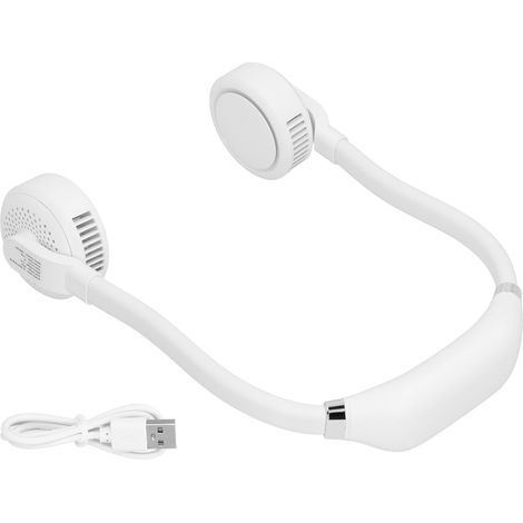 2000mAh Nackenventilator, tragbar, klein, USB-Ladefunktion, leiser elektrischer Ventilator für Sport und Zuhause (1/5)