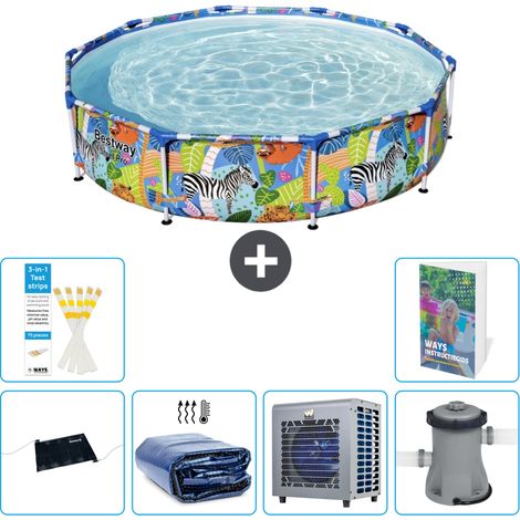 Bestway Piscina Bestway Steel Pro Redonda - Selva - 305x66 cm - 7-piezas S42 (1/5)