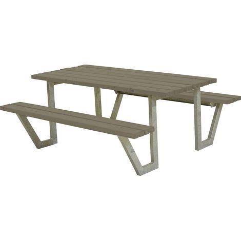 FRANKEL kaiserkraft, Ensemble table et bancs pour 6 personnes, (1/5)